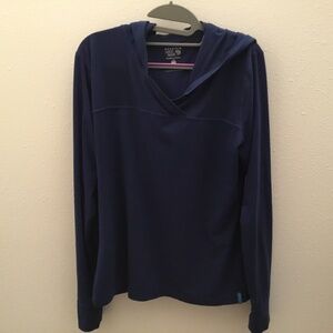 Mountain Hardwear Butter Soft Hoodie Blue L